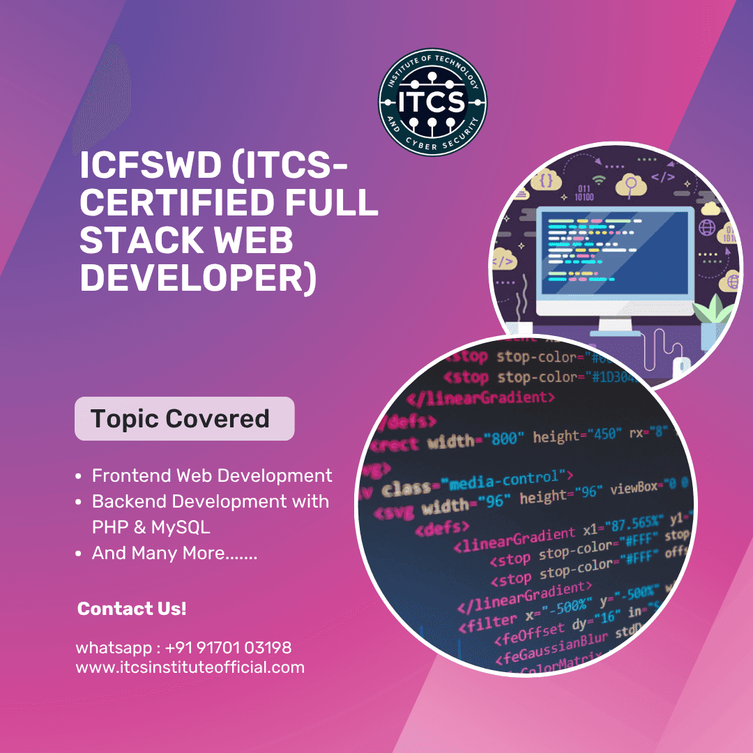 ICFSWD ITCS-CERTIFIED FULL STACK WEB DEVELOPER Course Image